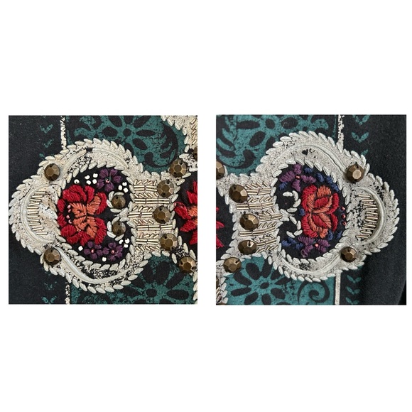 Double D Ranch Embroidered Long Sleeve Top Tee - Picture 13 of 13